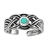 Bague de doigt de pied Argent 925 Gemme Dessin_tribal Motif_tribal