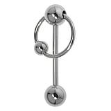 Piercing lingua Metallo chirurgico 316L Eterno Eterna Passante