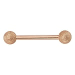 Piercing langue en Acier chirurgical 316L. Pas-de-vis:1,6mm. Longueur de la tige:16mm. Diamtre-Boule:5mm. brillant.