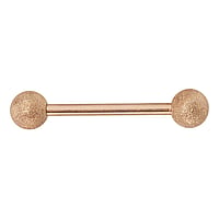 Tongue piercing out of Surgical Steel 316L. Thread:1,6mm. Bar length:16mm. Ball diameter:5mm. Shiny.