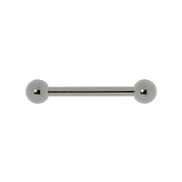 Piercing langue en Acier chirurgical 316L. Pas-de-vis:1,6mm. Diamtre-Boule:4mm.