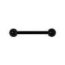 Tongue piercing Surgical Steel 316L Black PVD-coating