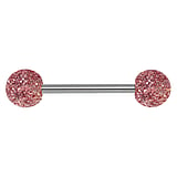 Piercing langue Acier chirurgical 316L Verre en acrylique