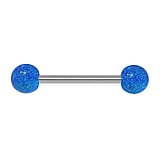 Tongue piercing Surgical Steel 316L Acrylic glass