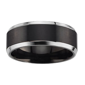 Titan Ring Titanium PVD laag (zwart)