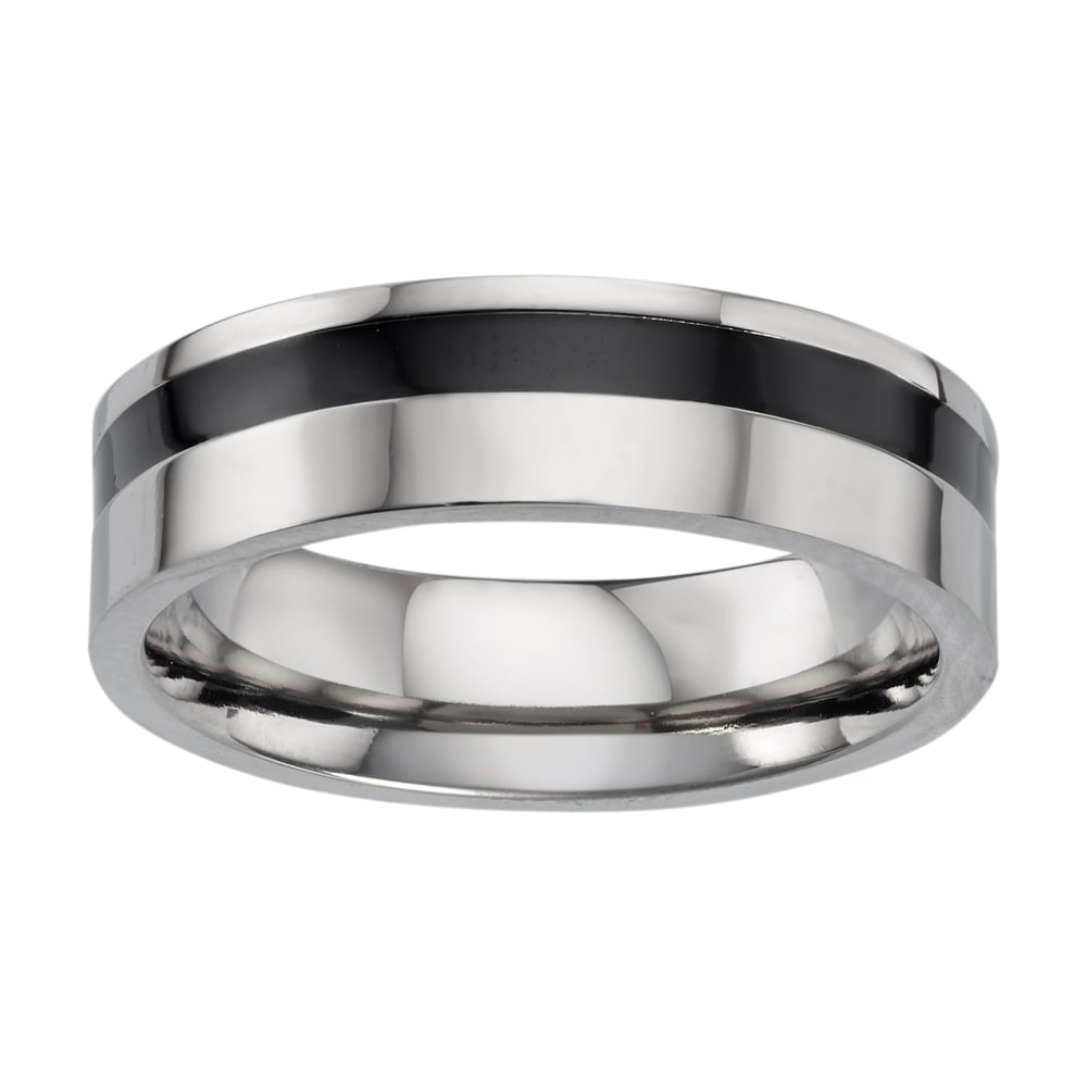 Schwarze Titanringe  Ringe aus Titan online bestellen!