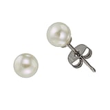 Titanium ear studs Titanium Synthetic Pearls