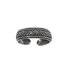 Midi Ring Zilver 925 tribal_tekening tribal_patroon