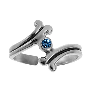 Anello Midi Argento 925 Cristallo