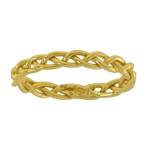 Midi Ring Zilver 925 Goud-laagje (verguld) eeuwig oneindig oneindigheid