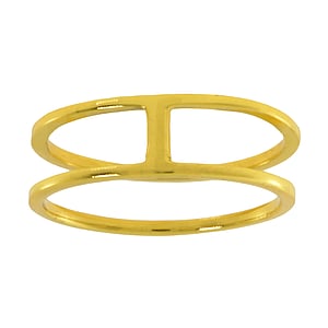 Midi Ring Zilver 925 Goud-laagje (verguld)