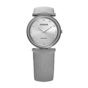 JOWISSA  Stainless Steel Mineral glass Crystal Leather Satin