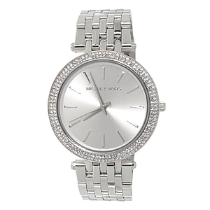 Michael Kors  Stainless Steel Mineral glass Crystal