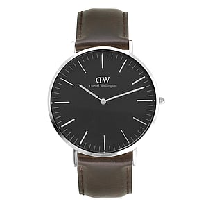 Daniel Wellington  Stainless Steel Mineral glass Leather