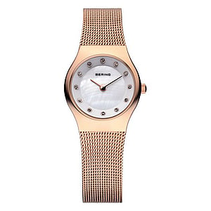 BERING  Stainless Steel Sapphire glass Mother-of-Pearl Dial Premium crystal