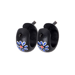 Pendientes organic Madera de sono Flor