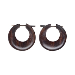 Organic earrings Sono wood
