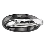 Tungsten Ring Tungsten  Black PVD-coating