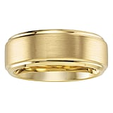 Tungsten Ring Tungsten  Gold-plated Stripes Grooves Rills