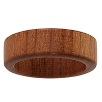 Fingerring with Cherry wood. Width:8mm. Flat.