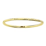 Echtgold Ring Gold 14K Streifen Rillen Linien