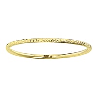 Gold ring with 14K gold. Width:1,2mm.  Stripes Grooves Rills Lines