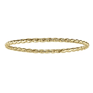 Gold ring 14K gold Eternal Loop Eternity Wave