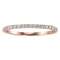 Echtgold Ring mit Labor Diamant. Breite:1,5mm. Karat:0,22ct. Stein(e) durch Fassung fixiert. Glnzend.