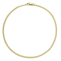 Gouden armband Doorsnede:1,8mm. Glanzend.