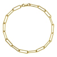 Gouden armband Doorsnede:3,8mm. Glanzend.