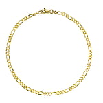 Bracelet en or véritable Coupe transversale :2,4mm. brillant. plat.