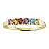 Gold ring 14K gold Peridot Blue Topaz Amethyst Garnet Yellow Citrine