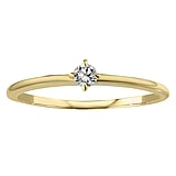 Echtgold Ring Gold 14K Labor Diamant