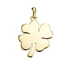 Genuine gold necklace 14K gold Leaf Plant_pattern