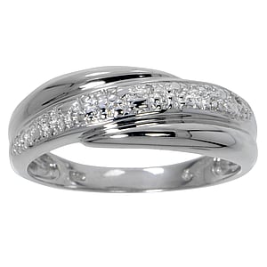 zilveren-ring Zilver 925 Zirkonia streep lijn ribbels