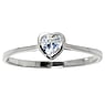 Anillo de plata Plata 925 Circonita Corazn Amor