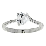 Silver ring Silver 925 Crystal Heart Love