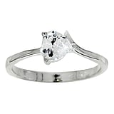 zilveren-ring Zilver 925 Kristal hart liefde