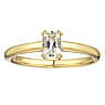 Silver ring Silver 925 Gold-plated zirconia