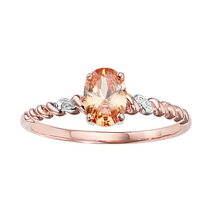 Bague argent Argent 925 Zircon Revtement PVD (couleur or)