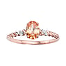 Bague argent Argent 925 Zircon Revtement PVD (couleur or)