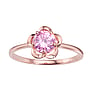 Bague argent Argent 925 Zircon Revtement PVD (couleur or) Fleur