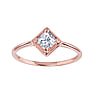 Bague argent Argent 925 Zircon Revtement PVD (couleur or)