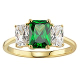 Bague argent Argent 925 rhodi Revtement dor (dor) Zircon