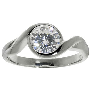 Bague argent Argent 925 Cristal