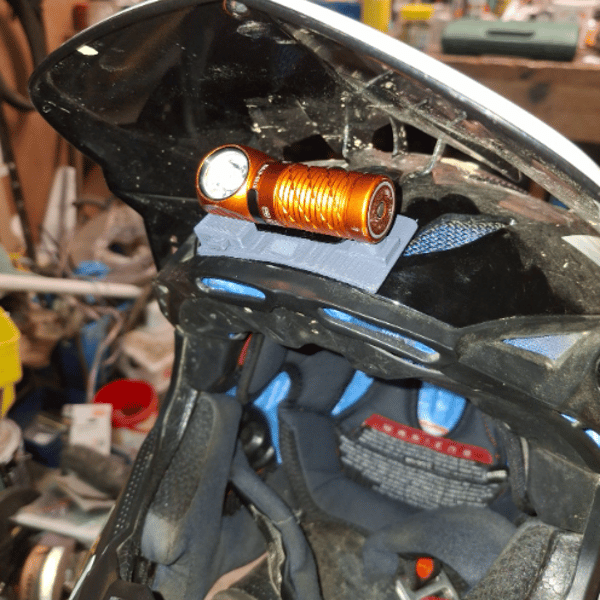 Image 3 of Helmet Mount for Olight perun3Mini