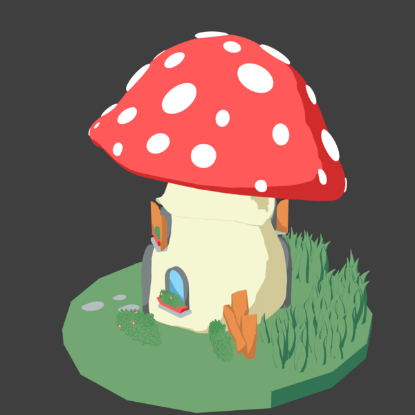 Image 8 of  Mushroom House Modular Model