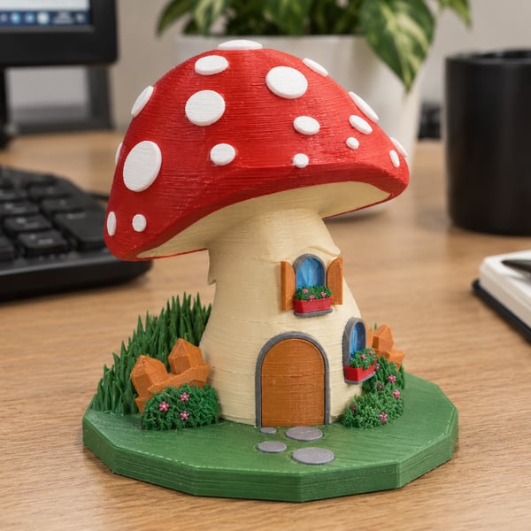 Image 3 of  Mushroom House Modular Model