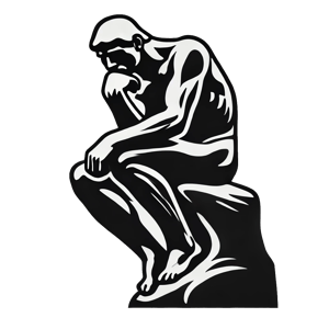 The Thinker by Rodin