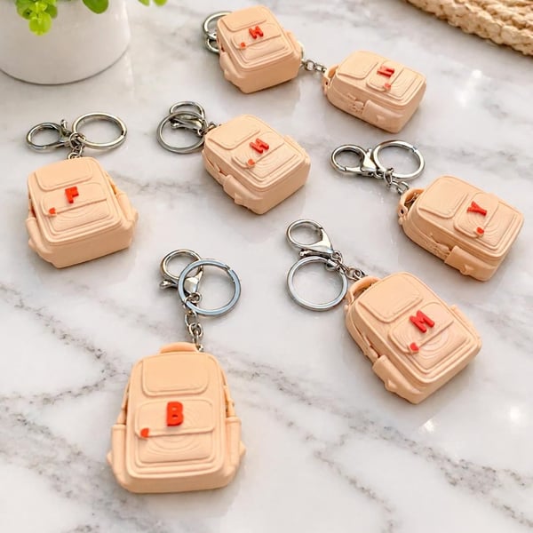 Image 6 of Mini Backpack Keychain – Personalized 3D Print